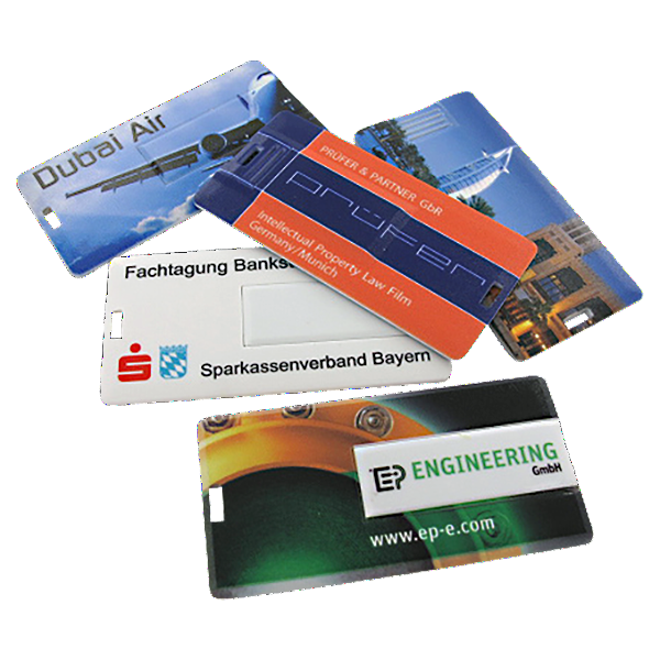 USB Mini-Card mit Bedruckung