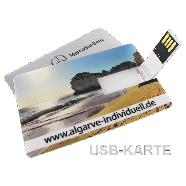 USB Karte mit Bedruckung