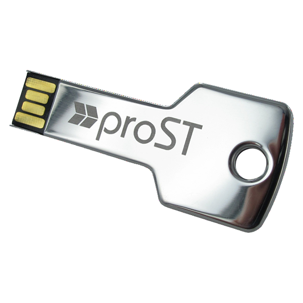 USB-Stick mit Lasergravur des Logos