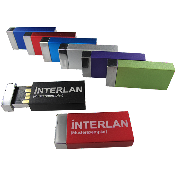 USB-Stick DE-MIL Beispiele mit Lasergravur