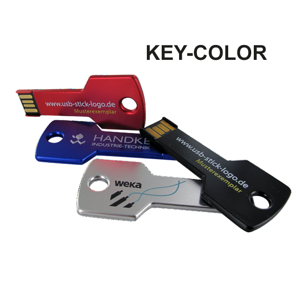 USB-Stick KEY-COLOR mit Logo