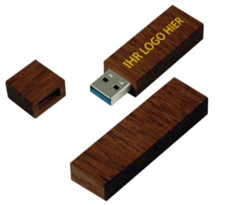 USB Stick W-HOLZ als Werbemittel